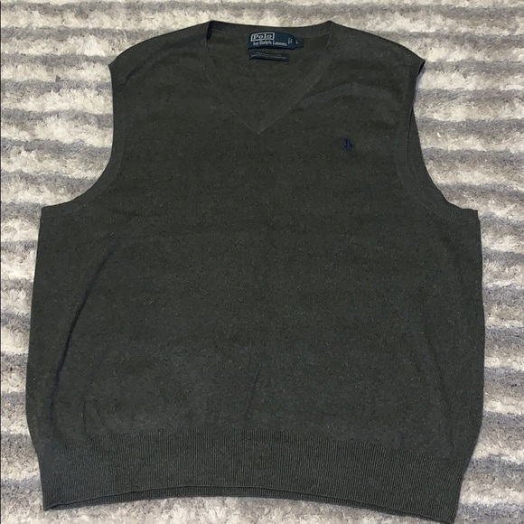 polo v neck vest